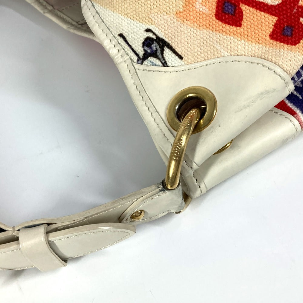 LOUIS VUITTON M95805 2009年クルーズ ガリエラ リヴィエラGM カバン 肩掛け ショルダーバッグ レザー/キャンバス ユニセックス マルチカラー