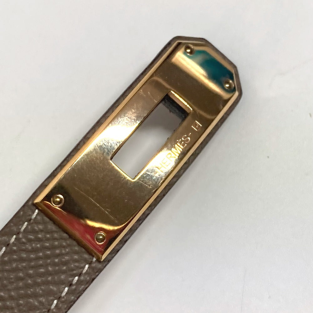 HERMES ケリーベルト アクセサリー ズボン用ベルト ベルト エプソン レディース エトゥープ グレー
