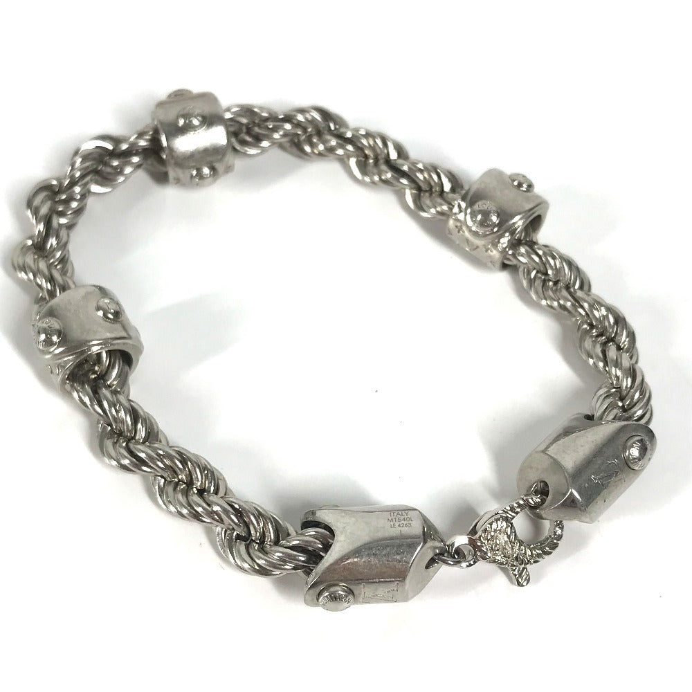 LOUIS VUITTON M1540L 17S Bracelet - LV Rope Accessory Bangle Bracelet Metal Men's Silver