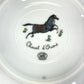 HERMES Horse Teacup &amp; Saucer Set (Chevaldrian) No. 1, Brown, Ceramic, Unisex, Suitable for Coffee and Tea.