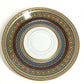 HERMES Horse Teacup &amp; Saucer Set (Chevaldrian) No. 1, Brown, Ceramic, Unisex, Suitable for Coffee and Tea.