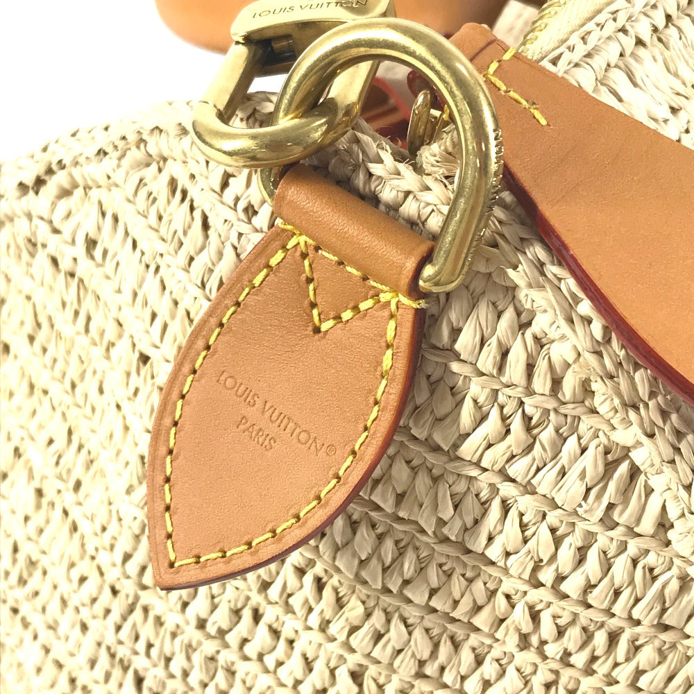 LOUIS VUITTON M14457 LV Logo Speedy Bandoulière 30 2WAY Bag Shoulder Bag Crossbody Bag Mini Boston Bag Handbag Raffia Unisex Natural Beige Beige