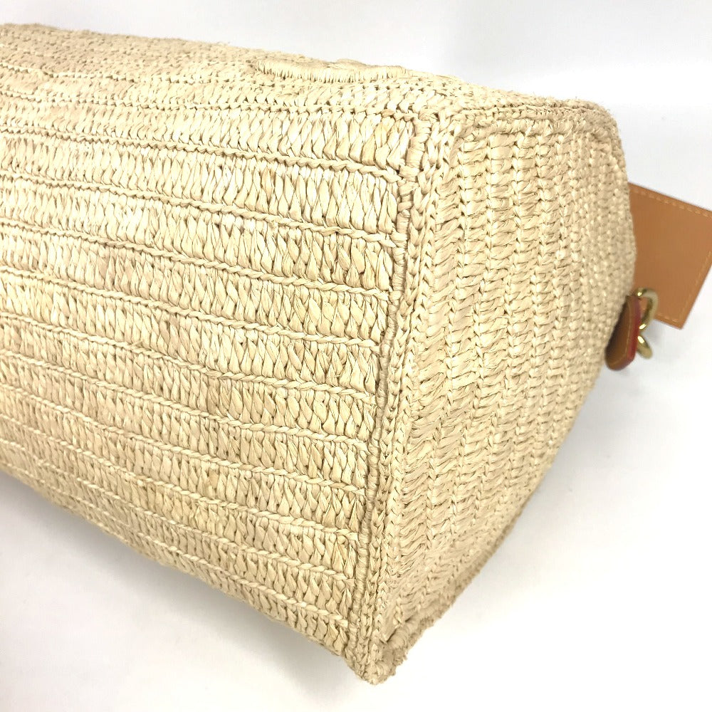 LOUIS VUITTON M14457 LV Logo Speedy Bandoulière 30 2WAY Bag Shoulder Bag Crossbody Bag Mini Boston Bag Handbag Raffia Unisex Natural Beige Beige