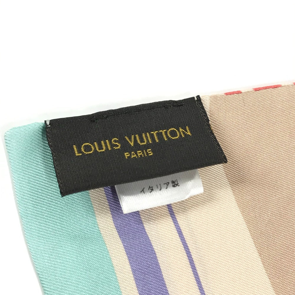 LOUIS VUITTON M75856 バンドー アルメイジング バンドースカーフ スカーフ シルク レディース ピンク系