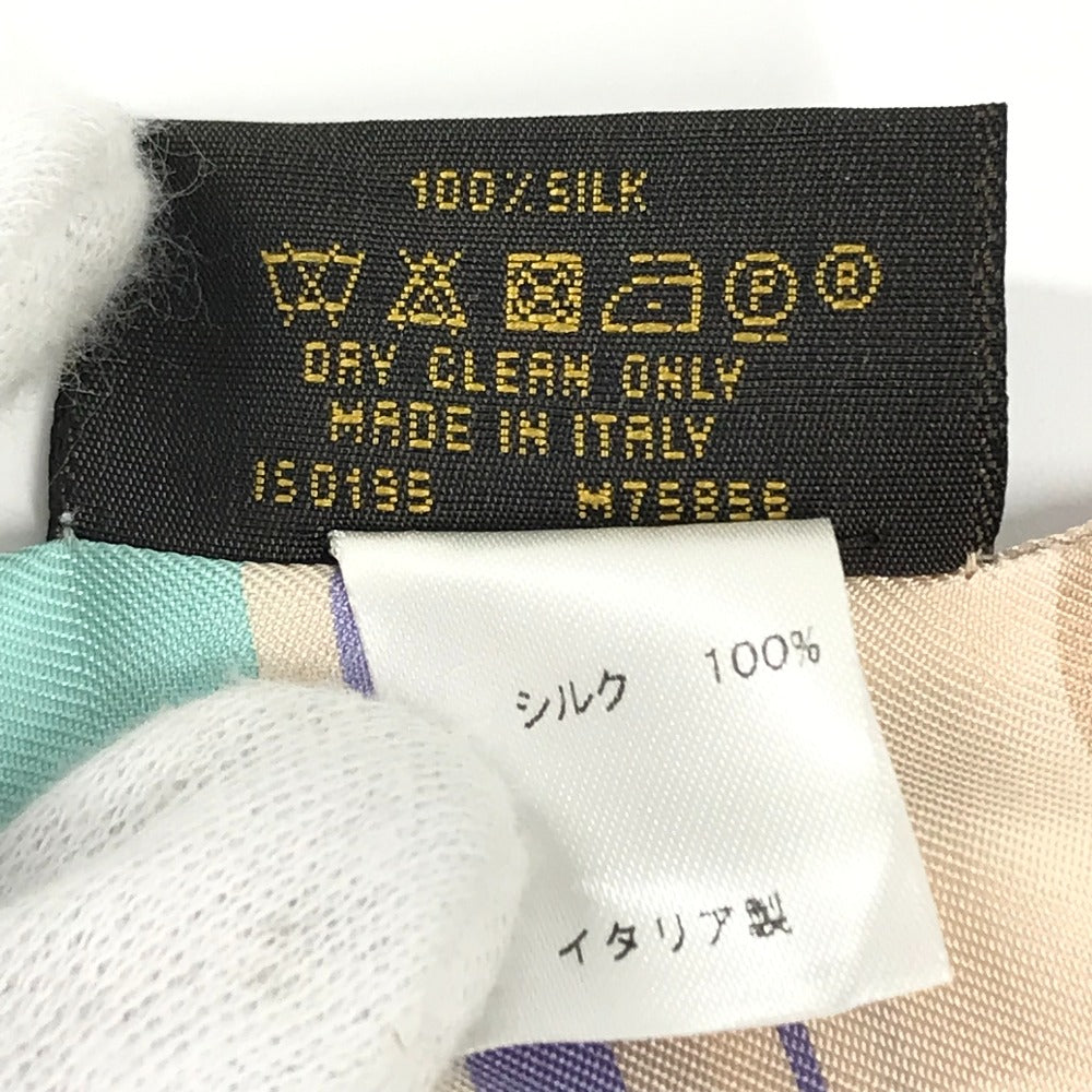 LOUIS VUITTON M75856 バンドー アルメイジング バンドースカーフ スカーフ シルク レディース ピンク系