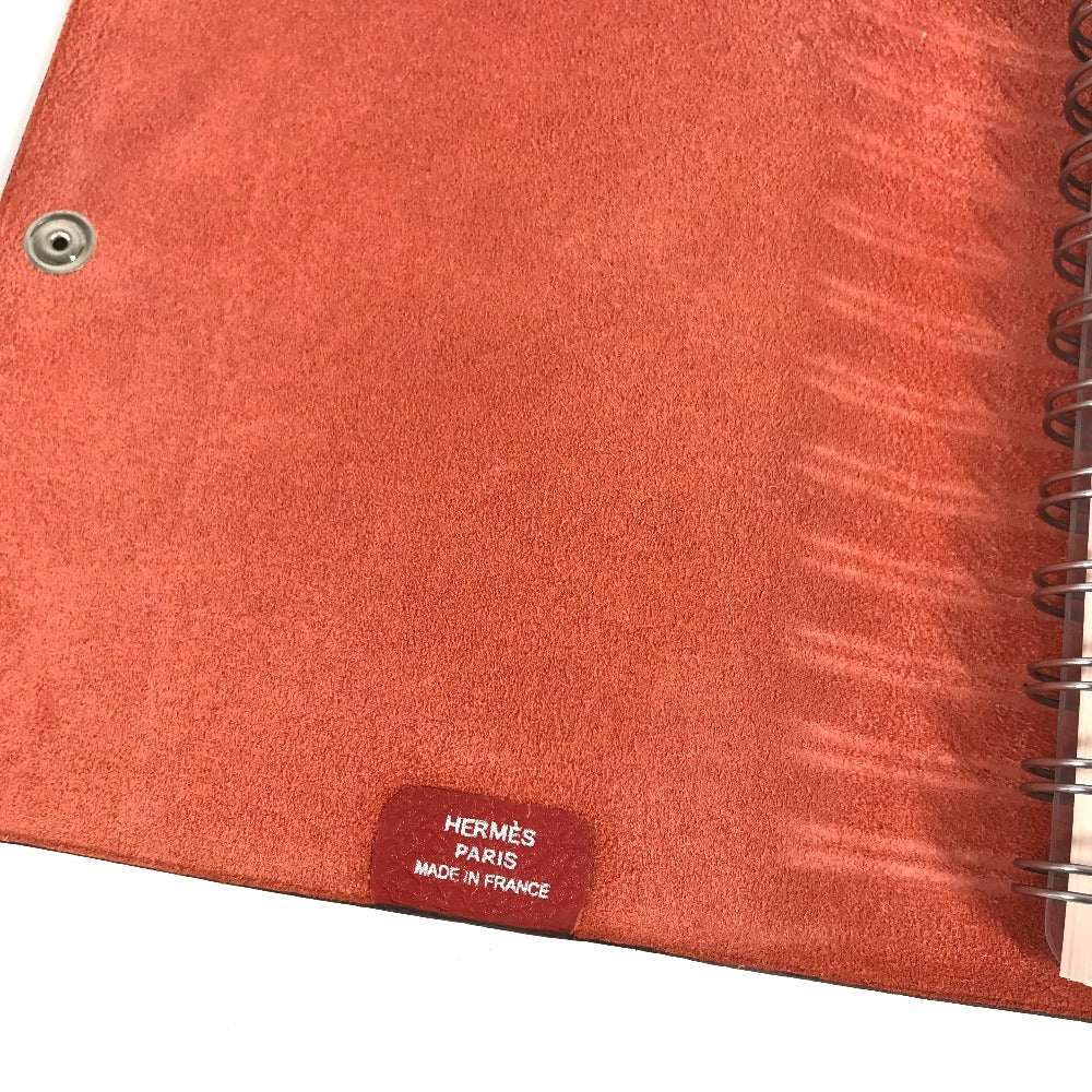 HERMES ユリスPM ノートカバー メモ帳 ステーショナリー ノートカバー トゴ レディース レッド