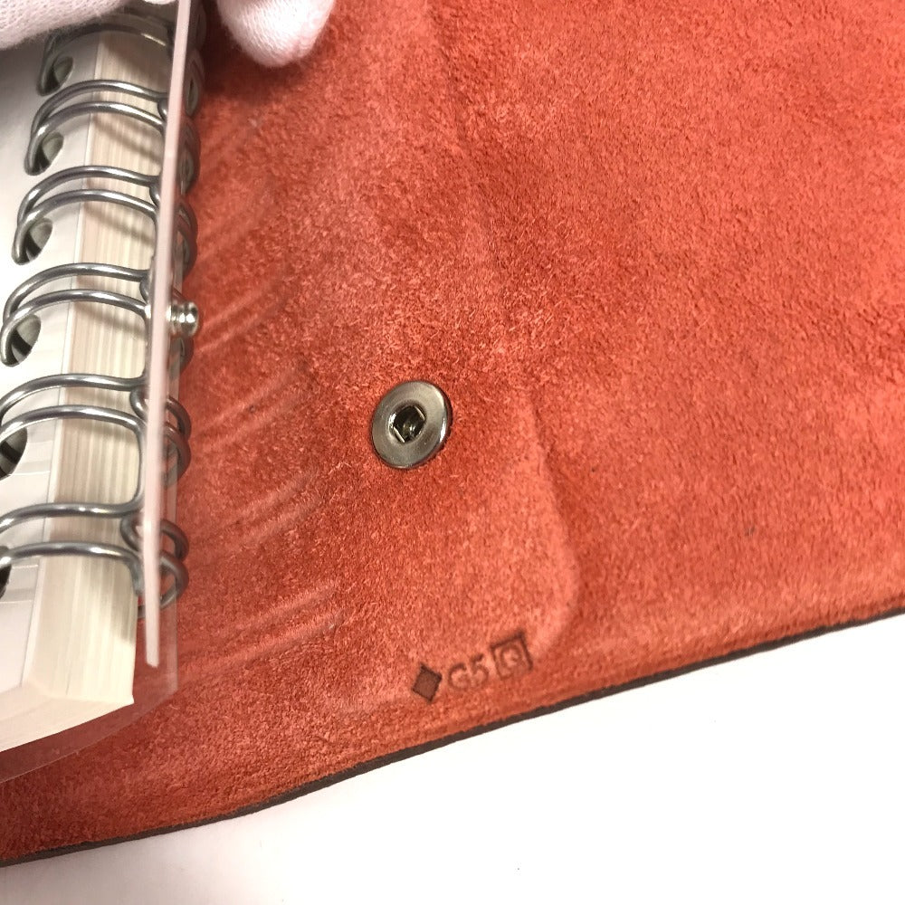 HERMES ユリスPM ノートカバー メモ帳 ステーショナリー ノートカバー トゴ レディース レッド