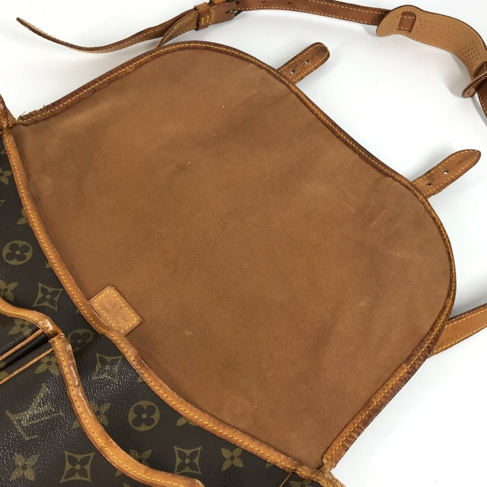 LOUIS VUITTON M99013 モノグラム サック バザス ジャポン 斜め掛け カバン フラップ ショルダーバッグ モノグラムキャンバス ユニセックス ブラウン