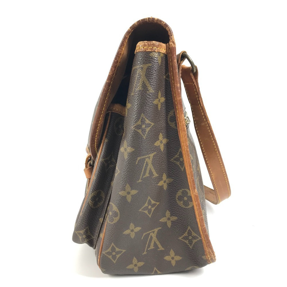 LOUIS VUITTON M99013 モノグラム サック バザス ジャポン 斜め掛け カバン フラップ ショルダーバッグ モノグラムキャンバス ユニセックス ブラウン