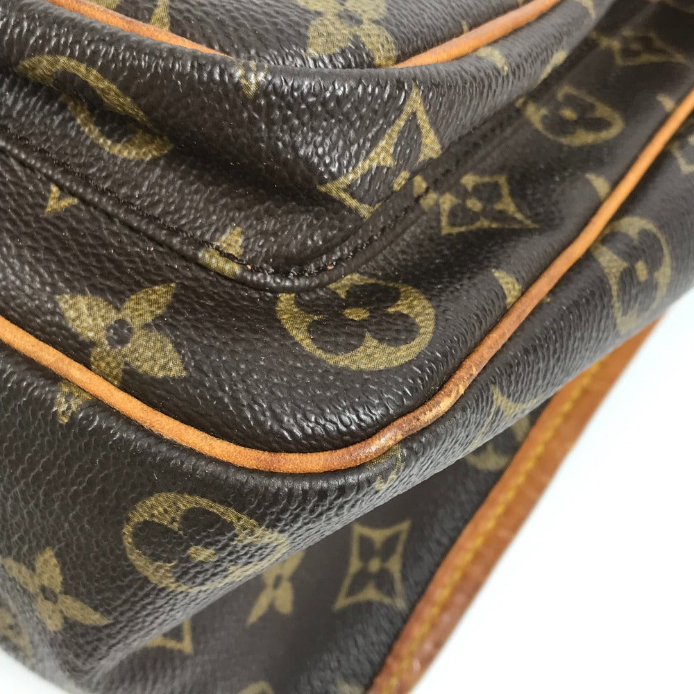 LOUIS VUITTON M99013 モノグラム サック バザス ジャポン 斜め掛け カバン フラップ ショルダーバッグ モノグラムキャンバス ユニセックス ブラウン