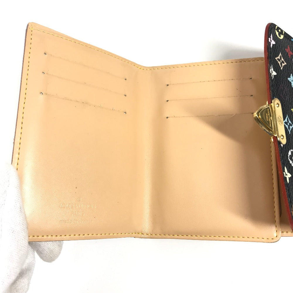 LOUIS VUITTON M58015 モノグラムマルチカラー ポルトフォイユ コアラ　 コンパクトウォレット 3つ折り財布 モノグラムマルチカラーキャンバス レディース ノワール ブラック