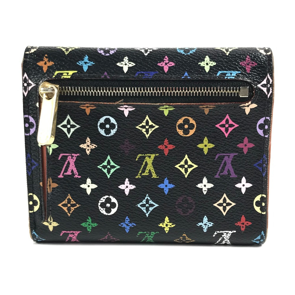 LOUIS VUITTON M58015 モノグラムマルチカラー ポルトフォイユ コアラ　 コンパクトウォレット 3つ折り財布 モノグラムマルチカラーキャンバス レディース ノワール ブラック