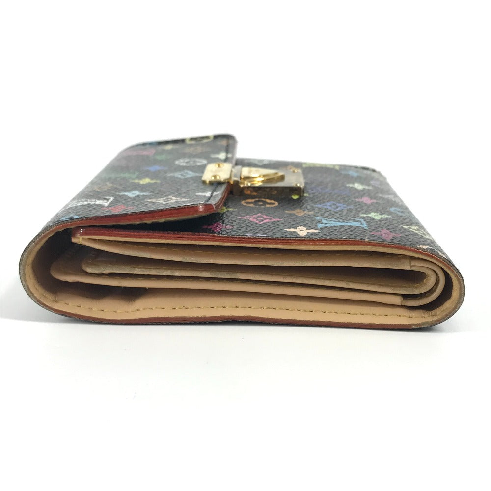 LOUIS VUITTON M58015 モノグラムマルチカラー ポルトフォイユ コアラ　 コンパクトウォレット 3つ折り財布 モノグラムマルチカラーキャンバス レディース ノワール ブラック