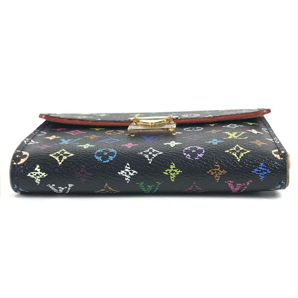 LOUIS VUITTON M58015 モノグラムマルチカラー ポルトフォイユ コアラ　 コンパクトウォレット 3つ折り財布 モノグラムマルチカラーキャンバス レディース ノワール ブラック