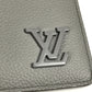 LOUIS VUITTON M81026 LV Aerogramme Portefeuille Multiple Billfold Compact Wallet Bifold Wallet Calfskin Leather Unisex Gray