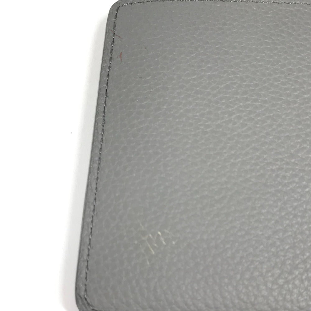 LOUIS VUITTON M81026 LV Aerogramme Portefeuille Multiple Billfold Compact Wallet Bifold Wallet Calfskin Leather Unisex Gray