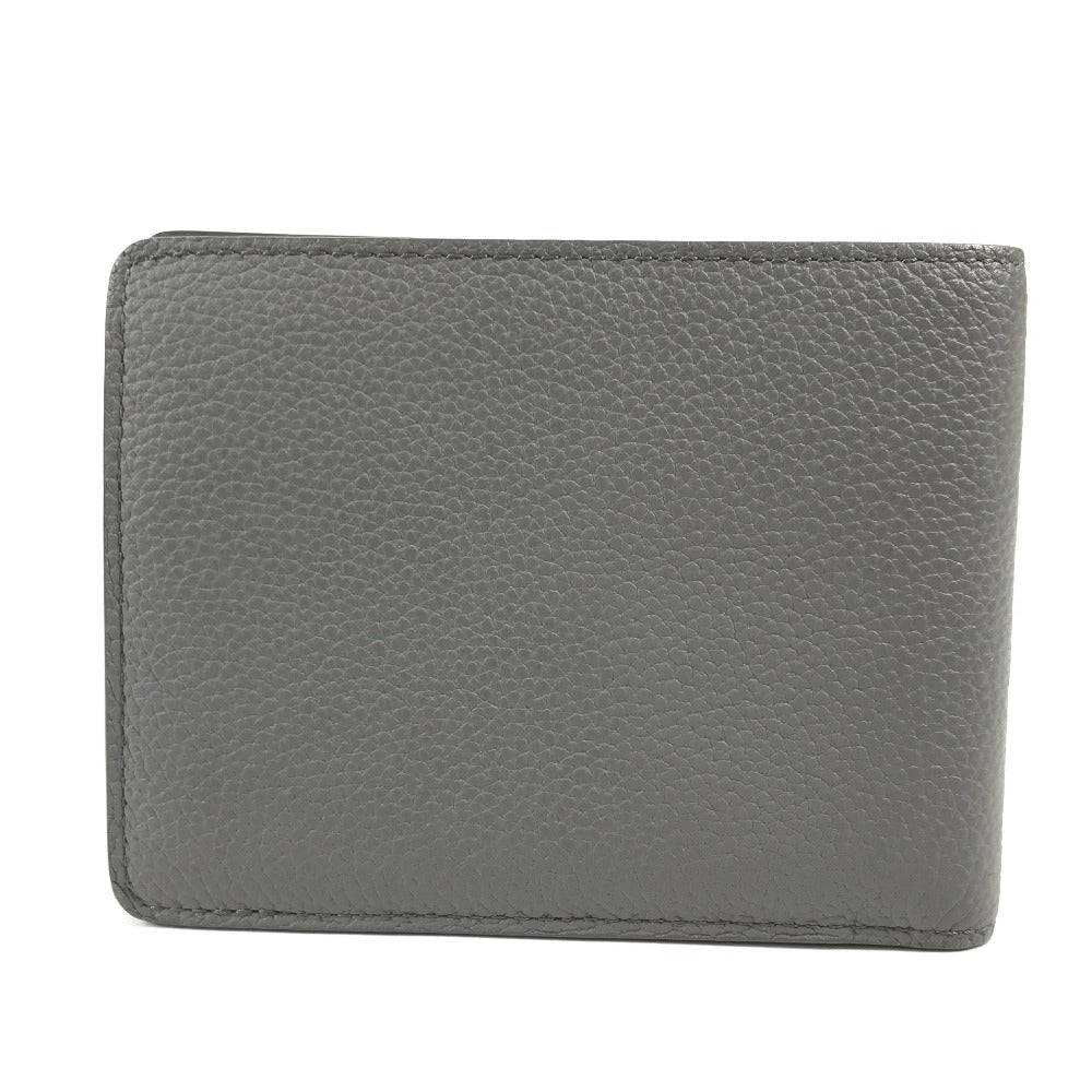 LOUIS VUITTON M81026 LV Aerogramme Portefeuille Multiple Billfold Compact Wallet Bifold Wallet Calfskin Leather Unisex Gray