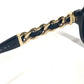 CHANEL 5465-Q-A チェーン CC ココマーク ロゴ めがね メガネ アイウェア 眼鏡 サングラス プラスチック レディース ブラック