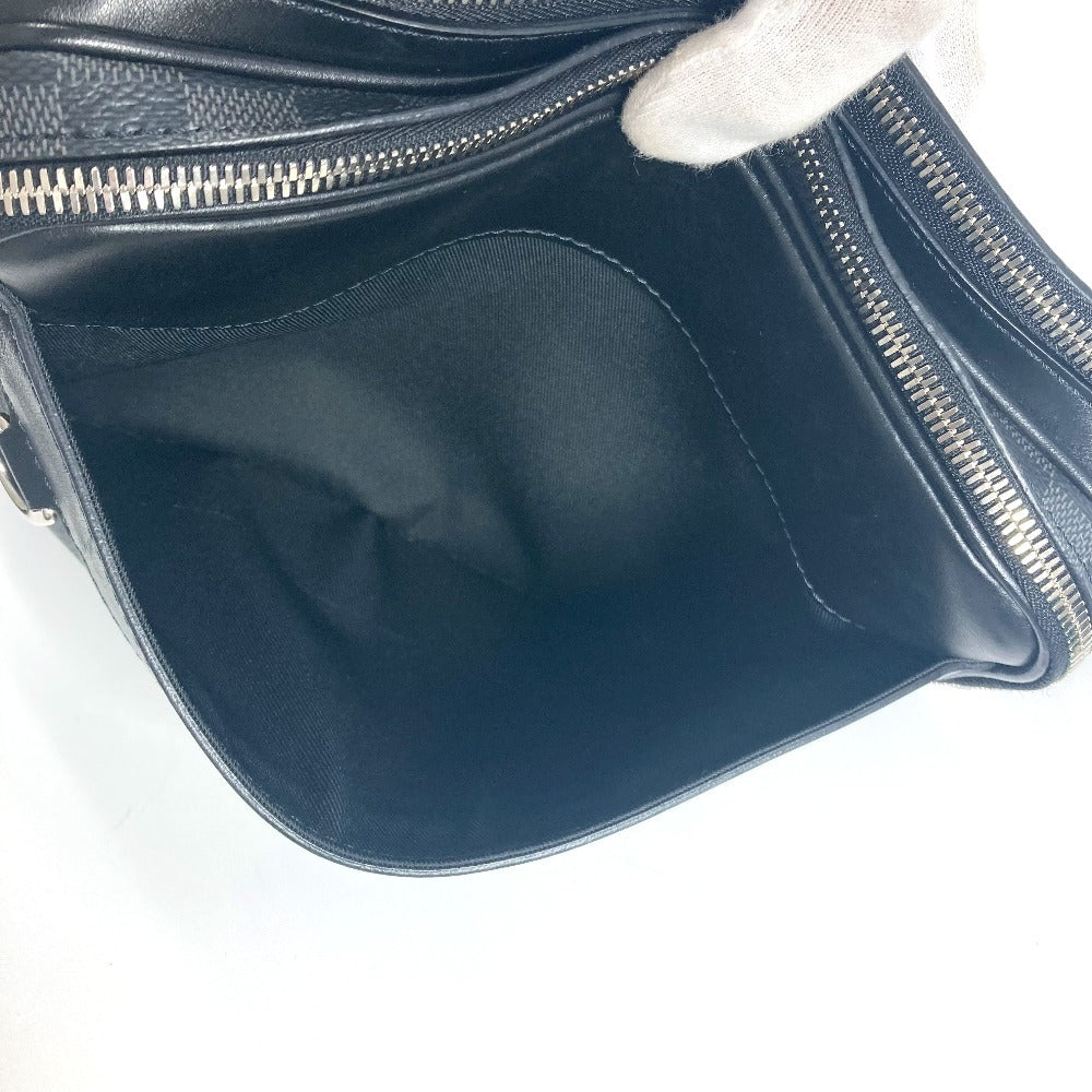 LOUIS VUITTON N40087 ダミエグラフィット トロカデロ 斜め掛け ショルダーバッグ ダミエグラフィットキャンバス ユニセックス ブラック
