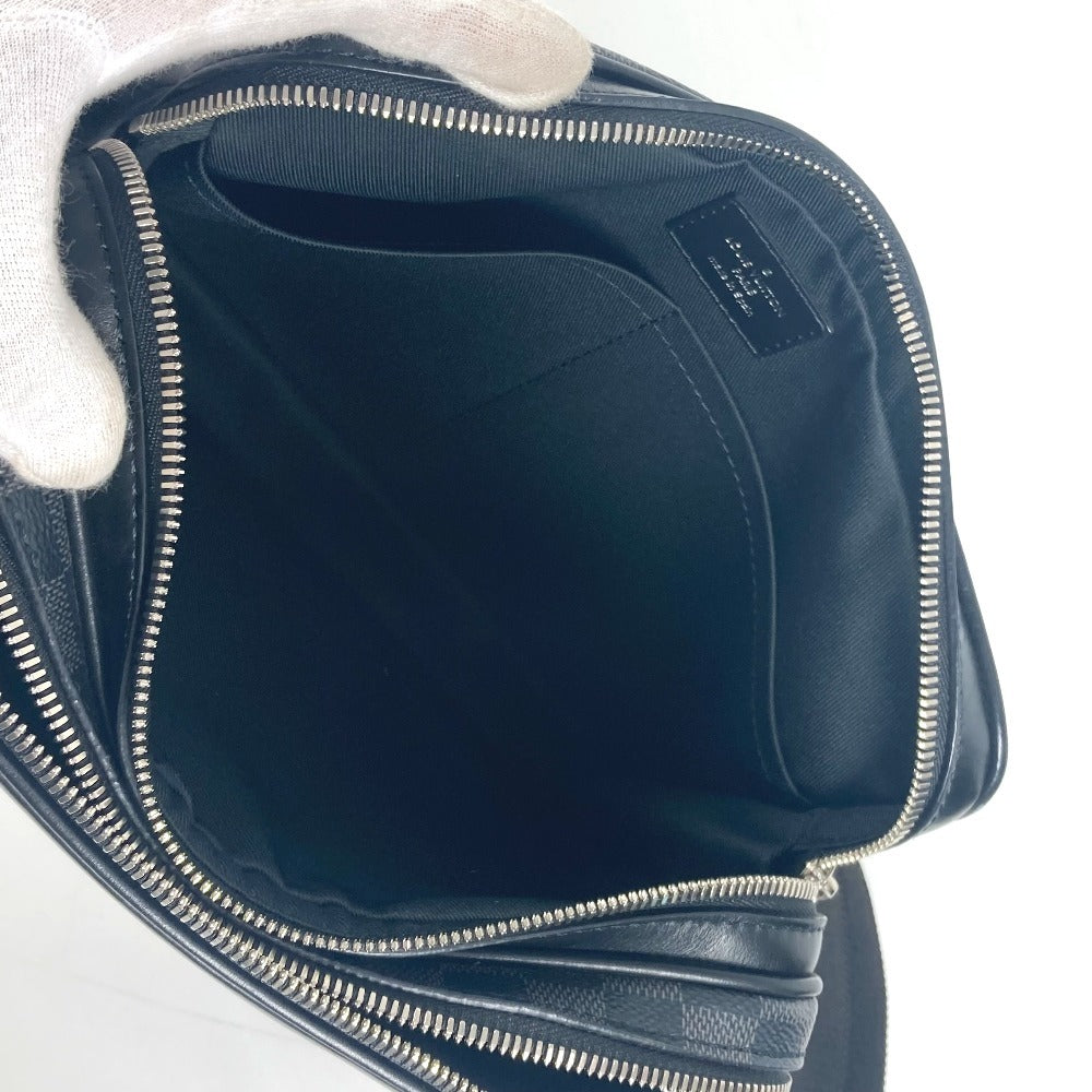 LOUIS VUITTON N40087 ダミエグラフィット トロカデロ 斜め掛け ショルダーバッグ ダミエグラフィットキャンバス ユニセックス ブラック