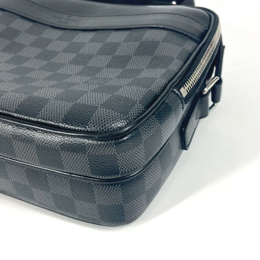 LOUIS VUITTON N40087 ダミエグラフィット トロカデロ 斜め掛け ショルダーバッグ ダミエグラフィットキャンバス ユニセックス ブラック