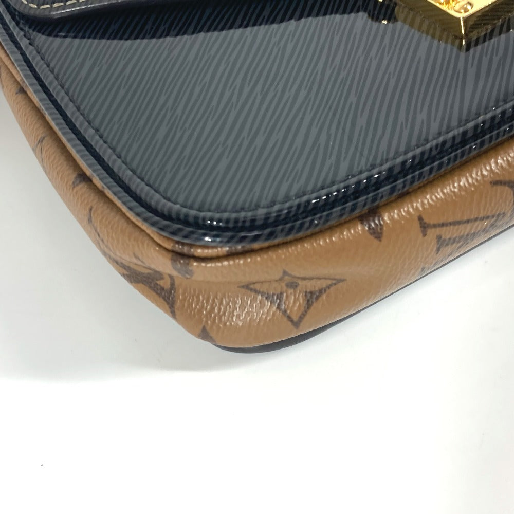 LOUIS VUITTON M54990 シャイニーエピ モノグラムリバース ポシェット・メティスMINI　 カバン 3WAYバッグ ハンドバッグ チェーンバッグ 斜め掛け ショルダーバッグ モノグラムリバースキャンバス レディース ブラック