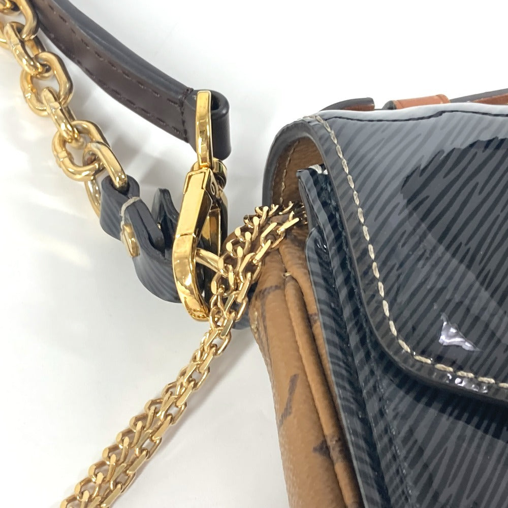 LOUIS VUITTON M54990 シャイニーエピ モノグラムリバース ポシェット・メティスMINI　 カバン 3WAYバッグ ハンドバッグ チェーンバッグ 斜め掛け ショルダーバッグ モノグラムリバースキャンバス レディース ブラック