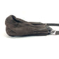 CARTIER Marcello logo tote bag/shoulder bag in unisex brown suede