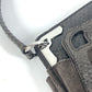 CARTIER Marcello logo tote bag/shoulder bag in unisex brown suede