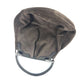 CARTIER Marcello logo tote bag/shoulder bag in unisex brown suede