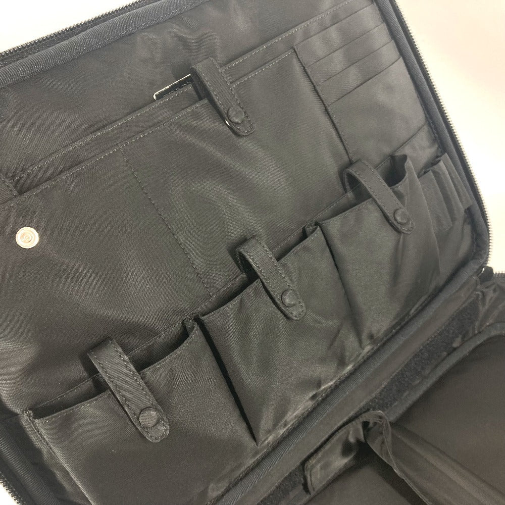 PRADA トライアングルロゴ 三角ロゴ プレート 2WAYバッグ ハンドバッグ ビジネスバッグ ショルダーバッグ レザー/ナイロン ユニセックス ブラック
