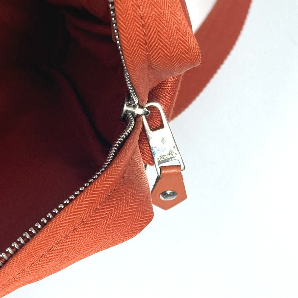 HERMES ポシェット アカプルコ バンドリエール PM 斜め掛けバック 肩掛けバック ショルダーバック カバン バック ショルダーバッグ ナイロンキャンバス ユニセックス オレンジ