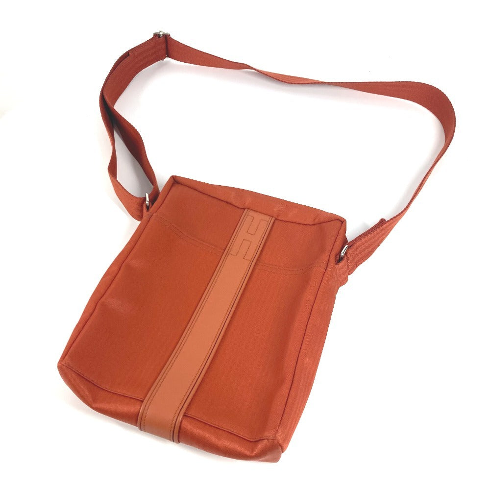 HERMES ポシェット アカプルコ バンドリエール PM 斜め掛けバック 肩掛けバック ショルダーバック カバン バック ショルダーバッグ ナイロンキャンバス ユニセックス オレンジ