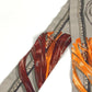 HERMES Twilly Silk Bandeau Scarf, Women's, Gray