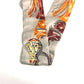 HERMES Twilly Silk Bandeau Scarf, Women's, Gray