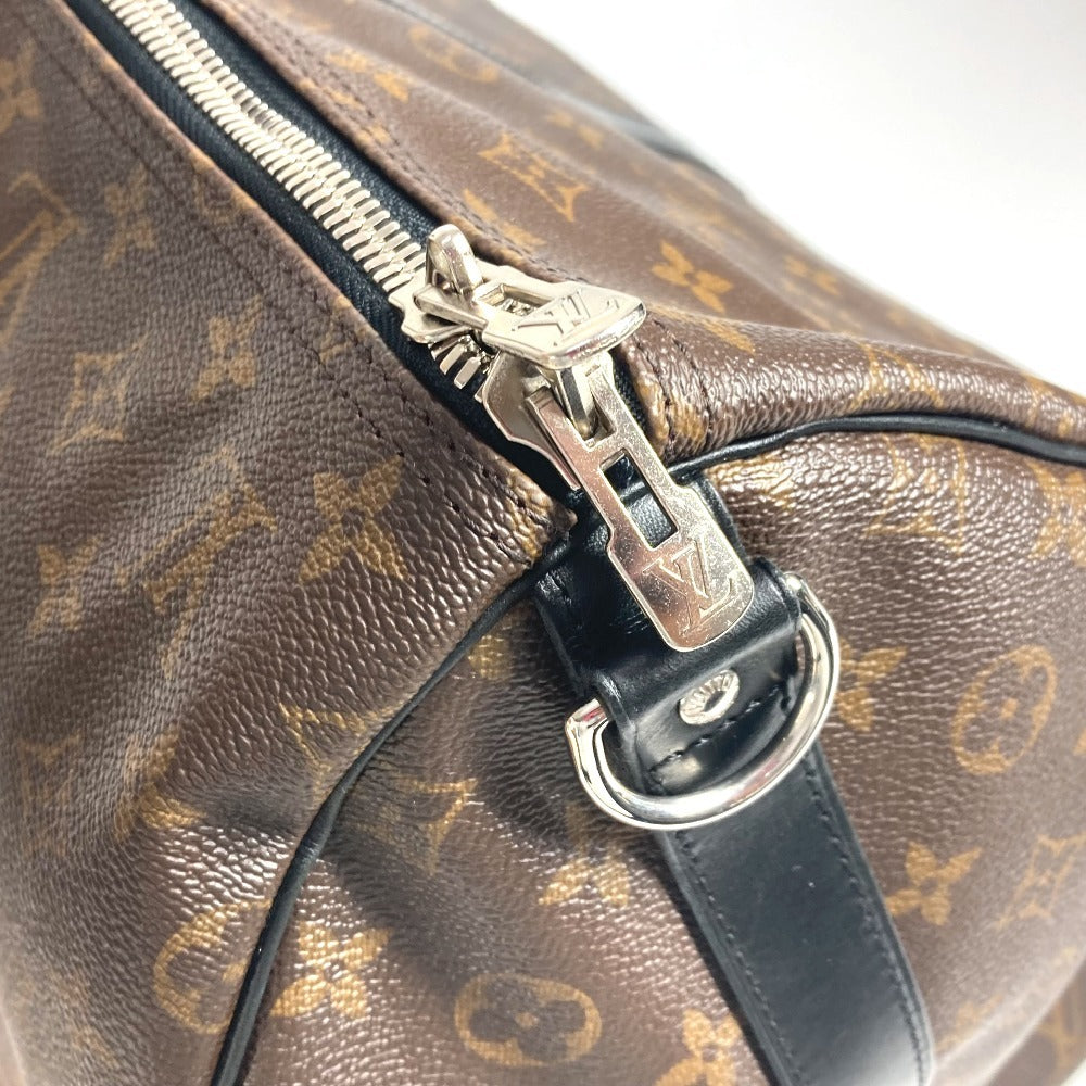 LOUIS VUITTON M56714 モノグラムマカサー キーポルバンドリエール55 カバン 旅行バッグ トラベルバッグ 2WAYバッグ ショルダーバッグ ボストンバッグ モノグラムマカサーキャンバス ユニセックス ブラウン
