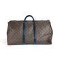 LOUIS VUITTON M56714 モノグラムマカサー キーポルバンドリエール55 カバン 旅行バッグ トラベルバッグ 2WAYバッグ ショルダーバッグ ボストンバッグ モノグラムマカサーキャンバス ユニセックス ブラウン