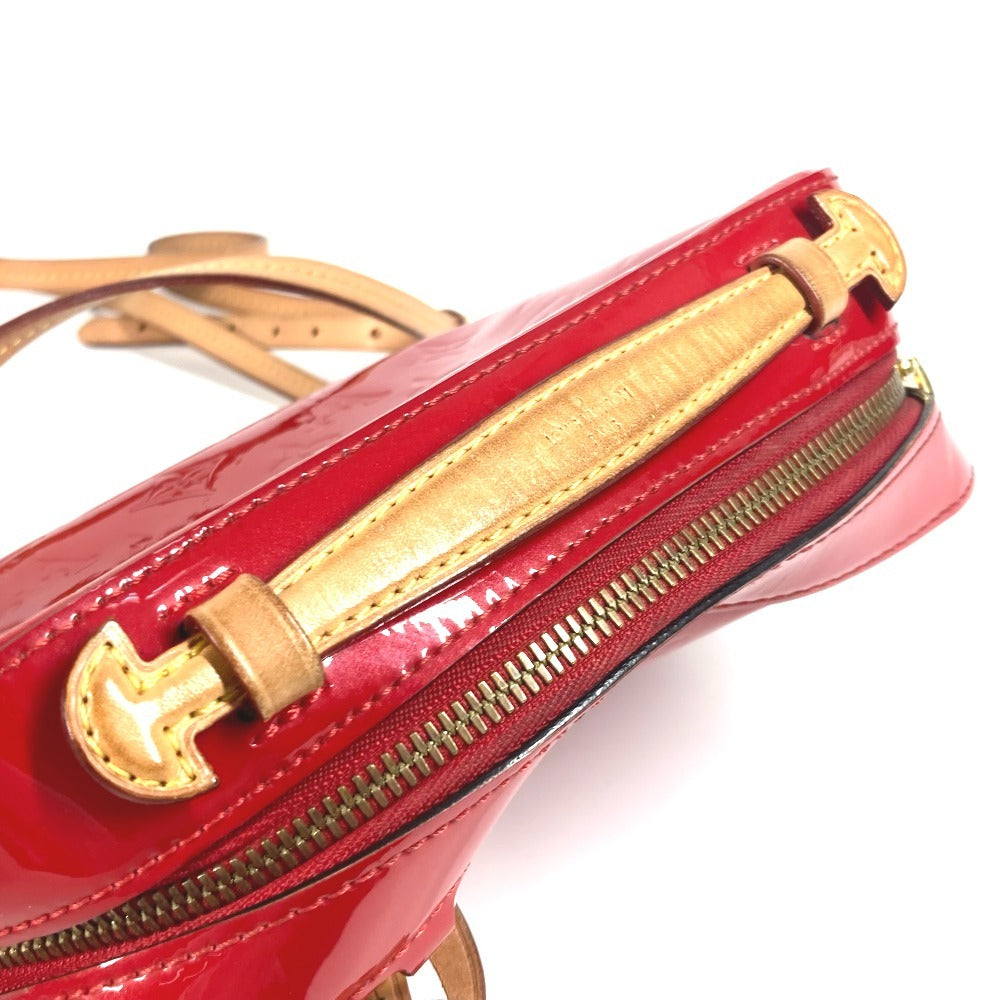 LOUIS VUITTON M90368 モノグラムヴェルニ サンタモニカ カバン 2WAYバッグ ハンドバッグ 斜め掛け ショルダーバッグ モノグラムヴェルニキャンバス レディース スリーズ レッド
