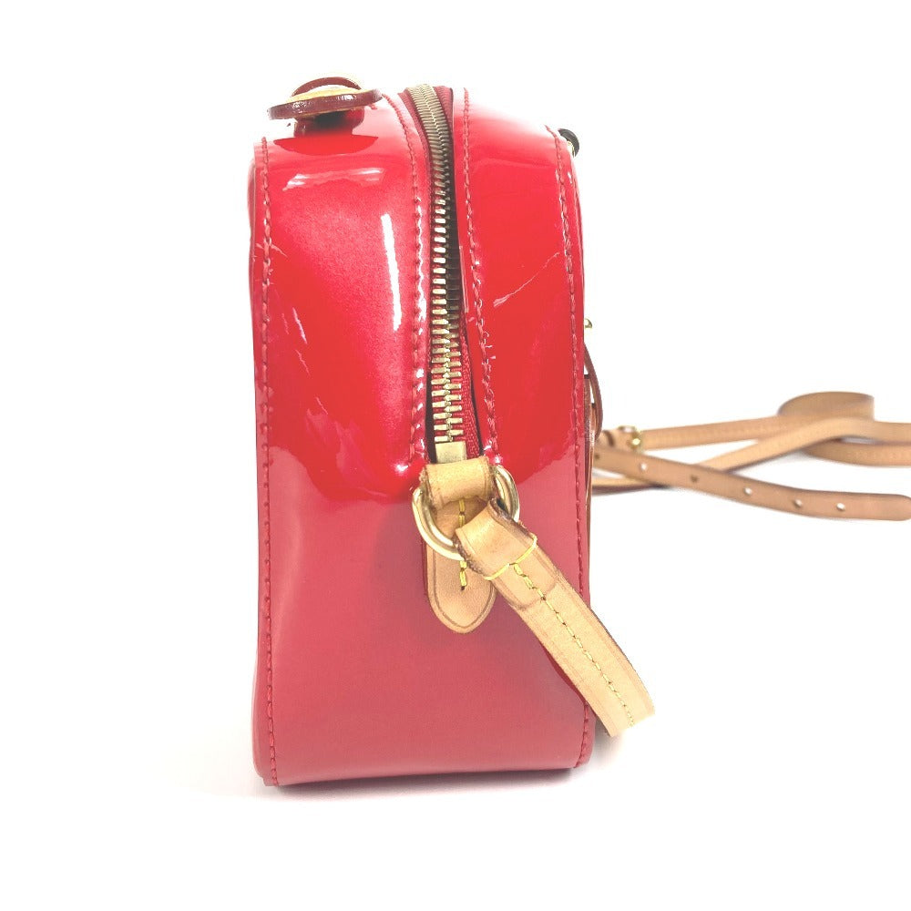 LOUIS VUITTON M90368 モノグラムヴェルニ サンタモニカ カバン 2WAYバッグ ハンドバッグ 斜め掛け ショルダーバッグ モノグラムヴェルニキャンバス レディース スリーズ レッド