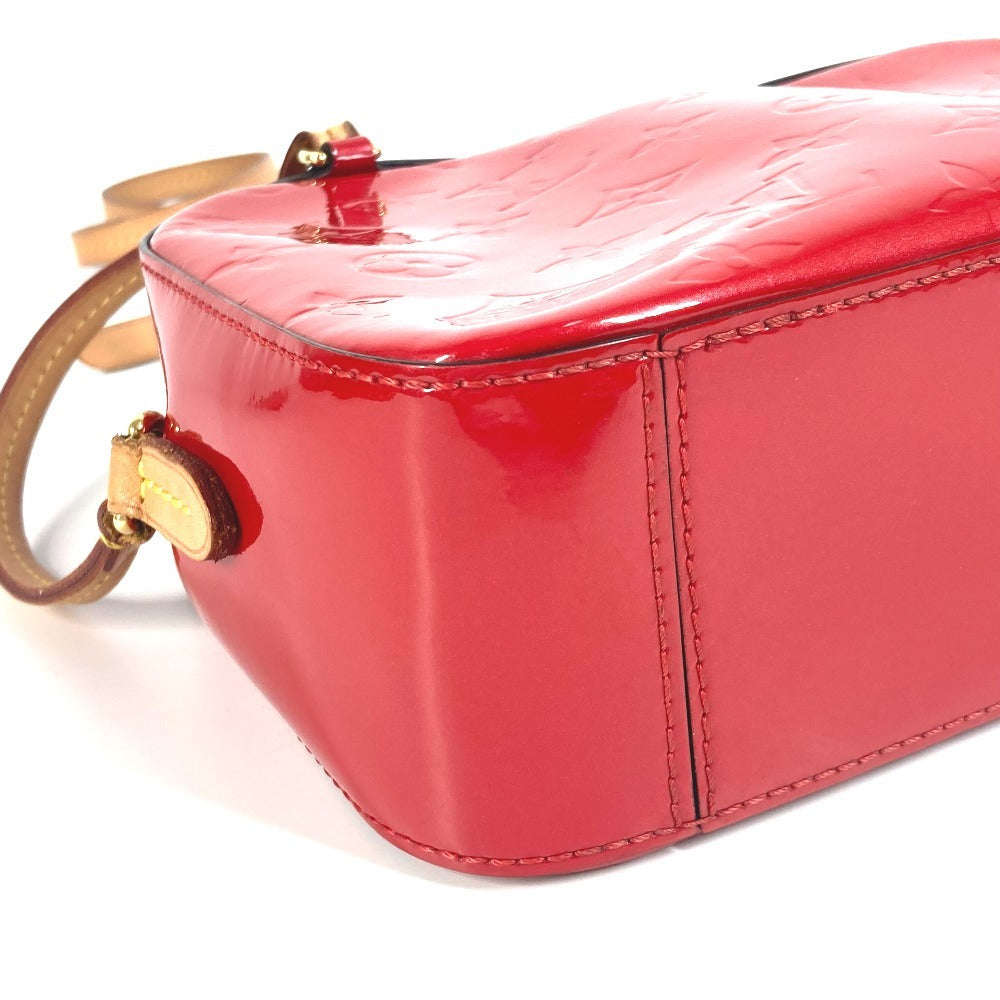 LOUIS VUITTON M90368 モノグラムヴェルニ サンタモニカ カバン 2WAYバッグ ハンドバッグ 斜め掛け ショルダーバッグ モノグラムヴェルニキャンバス レディース スリーズ レッド
