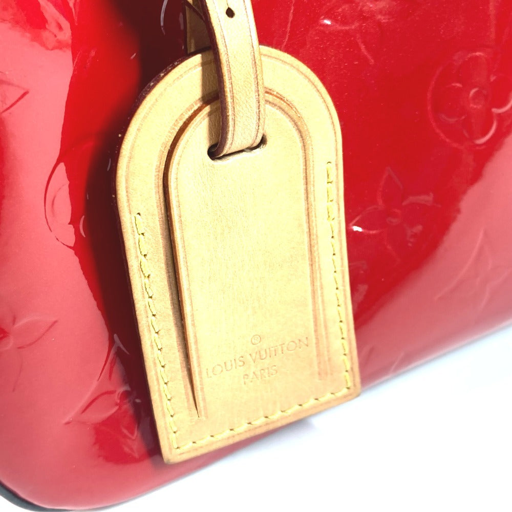 LOUIS VUITTON M90368 モノグラムヴェルニ サンタモニカ カバン 2WAYバッグ ハンドバッグ 斜め掛け ショルダーバッグ モノグラムヴェルニキャンバス レディース スリーズ レッド