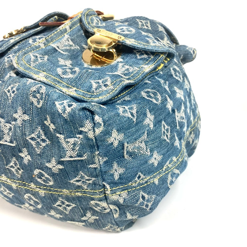 LOUIS VUITTON M95056 Monogram Denim Sac Ad GM Backpack, Monogram Denim, Unisex, Blue