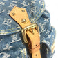 LOUIS VUITTON M95056 モノグラムデニム サック アド GM バックパック カバン リュックサック モノグラムデニム ユニセックス ブルー