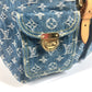 LOUIS VUITTON M95056 モノグラムデニム サック アド GM バックパック カバン リュックサック モノグラムデニム ユニセックス ブルー