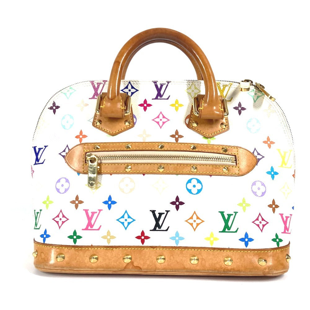 LOUIS VUITTON M92647 モノグラムマルチカラー アルマ カバン トートバッグ スタッズ ハンドバッグ モノグラムマルチカラーキャンバス レディース ブロン ホワイト