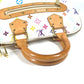 LOUIS VUITTON M92647 モノグラムマルチカラー アルマ カバン トートバッグ スタッズ ハンドバッグ モノグラムマルチカラーキャンバス レディース ブロン ホワイト
