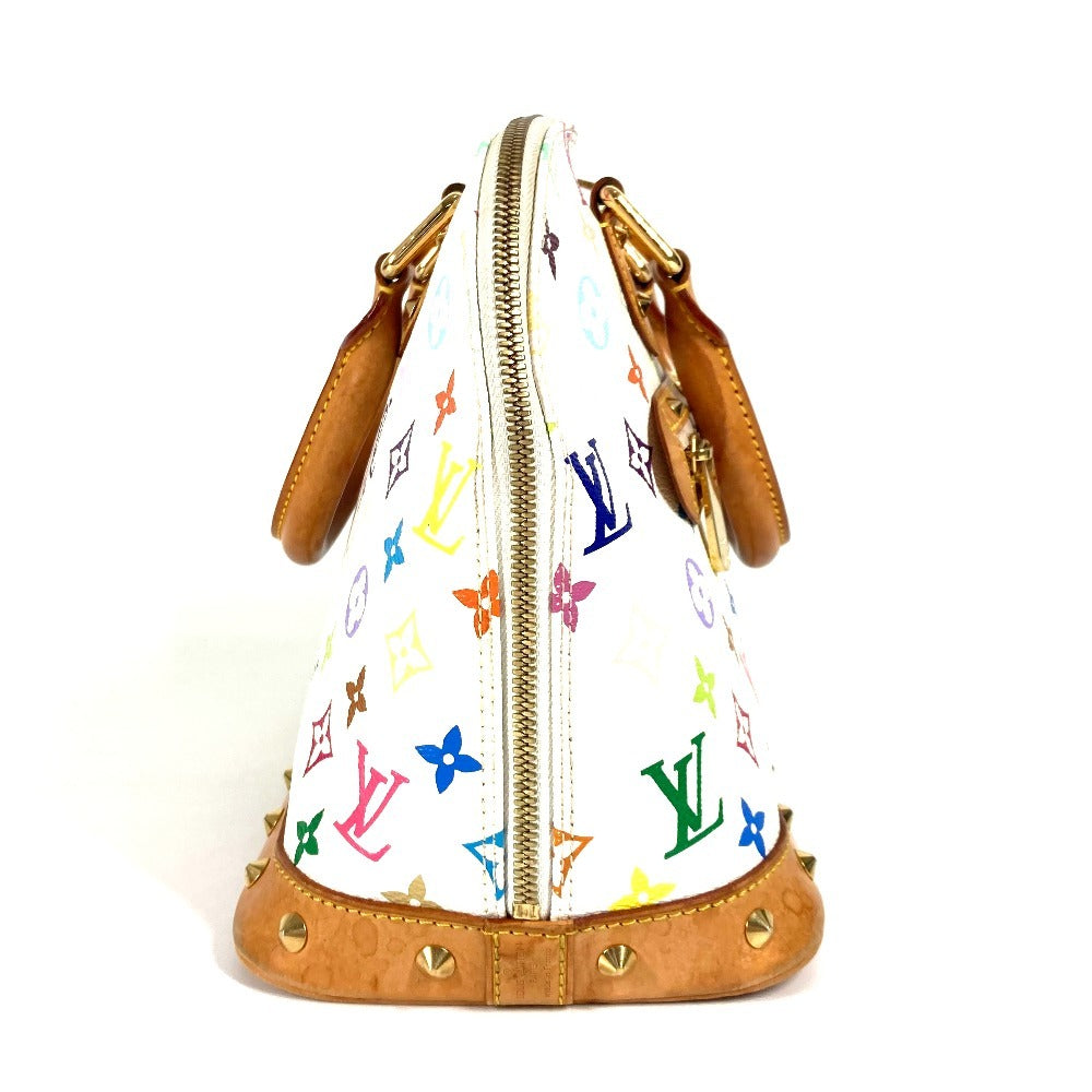 LOUIS VUITTON M92647 モノグラムマルチカラー アルマ カバン トートバッグ スタッズ ハンドバッグ モノグラムマルチカラーキャンバス レディース ブロン ホワイト