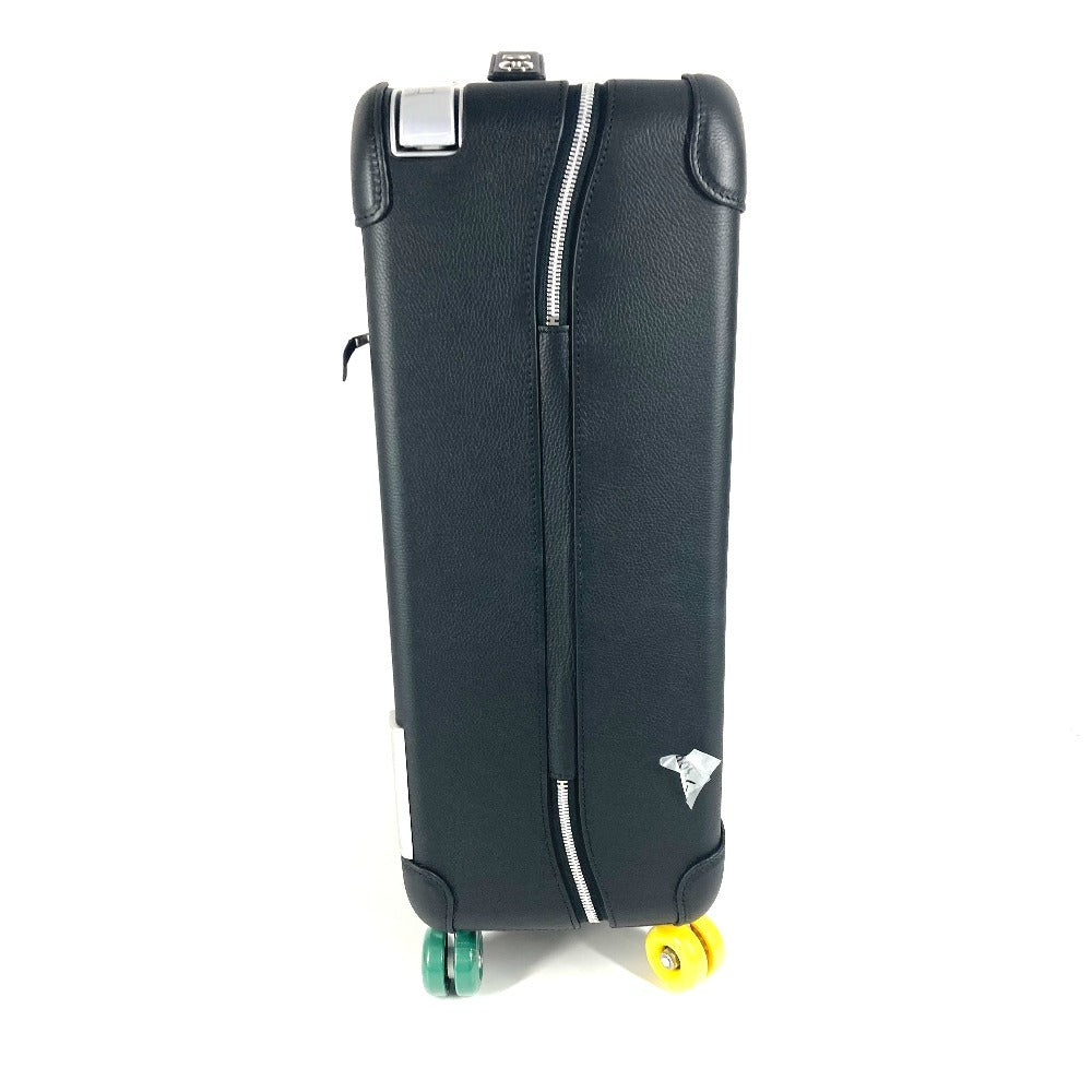 HERMES R.M.S Rolling Mobility Suitcase Cabin Bags Travel Bags 4 Wheel Trolley Cases Carry Bag Taurillon Clemence Black Used