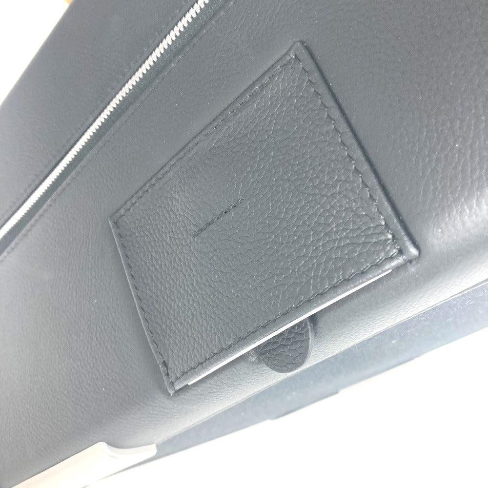 HERMES R.M.S Rolling Mobility Suitcase Cabin Bags Travel Bags 4 Wheel Trolley Cases Carry Bag Taurillon Clemence Black Used