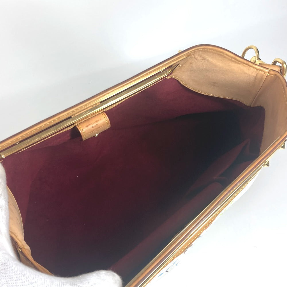 LOUIS VUITTON M40253 モノグラムマルチカラー ジュディGM カバン 肩掛け チェーン ハンドバッグ 2WAYバッグ ショルダーバッグ モノグラムマルチカラーキャンバス レディース ブロン ホワイト
